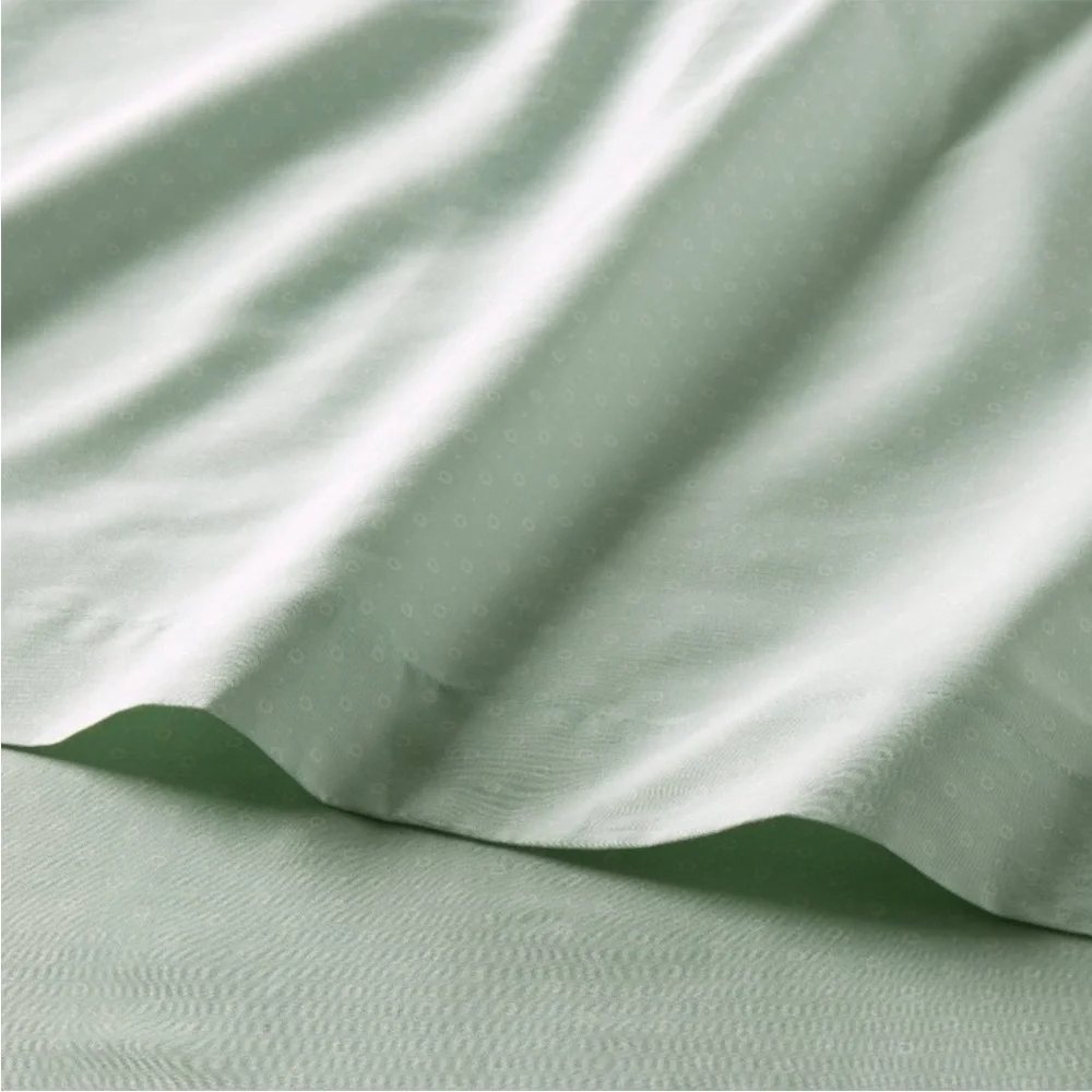 Room Essentials Cotton Blend Sateen Sheet Set - Soft Green
